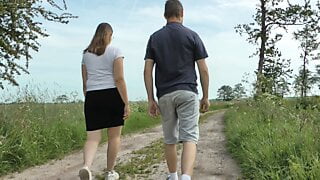 Wow, my husband is coming so quickly! A lot of cum on my skirt, how do i cover this?